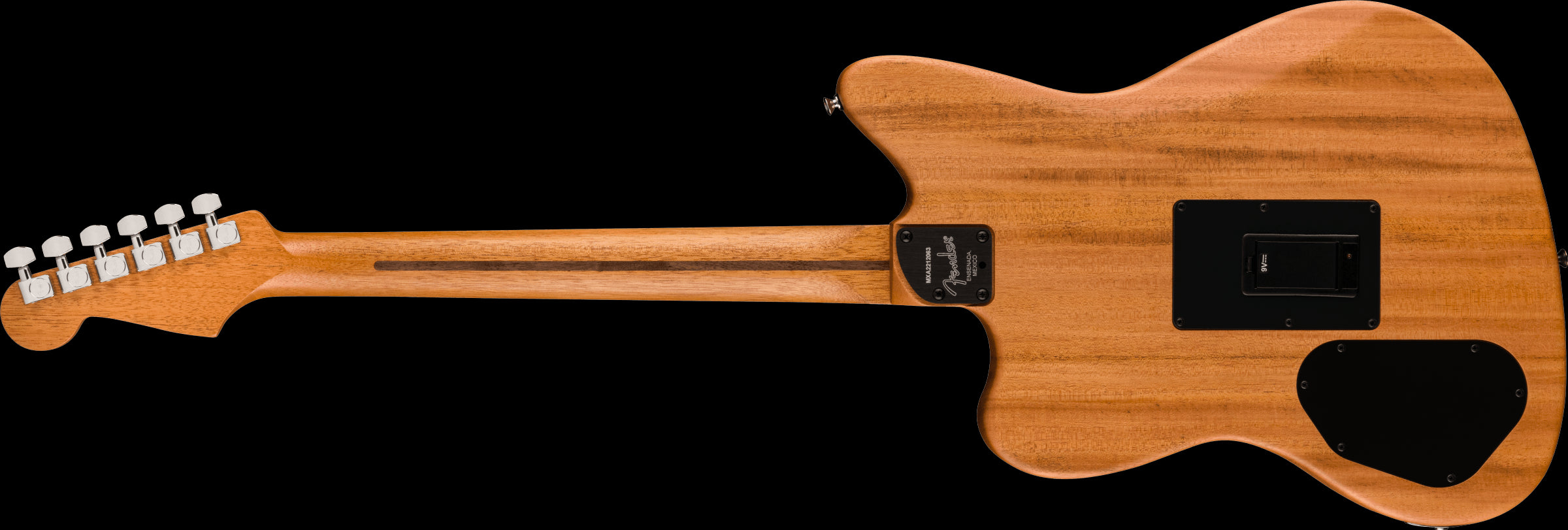 Fender Acoustasonic Player Jazzmaster Electric Guitar with Rosewood Fretboard - Antique Olive