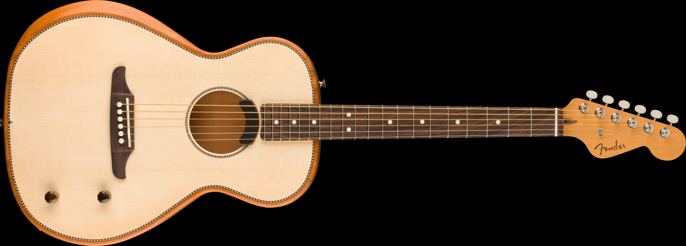 Fender Highway Series Parlor Acoustic Guitar with Fishman Pickup - Natural