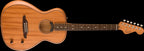 Fender Highway Series Parlor Acoustic Guitar with Fishman Pickup - All-Mahogany