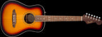 Fender California Standard Redondo Mini w/Bag Spruce Top - 3-Color Sunburst