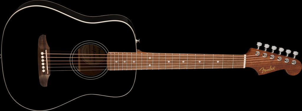 Fender California Standard Redondo Mini w/Bag Spruce Top - Black