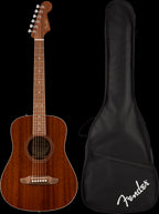 Fender California Standard Redondo Mini w/Bag Sapele Top - Natural Sapele