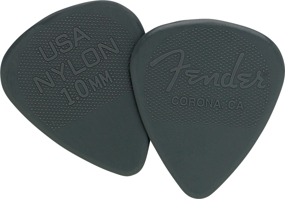 FENDER PICKS - 351 NYLON GREY 1mm (12)
