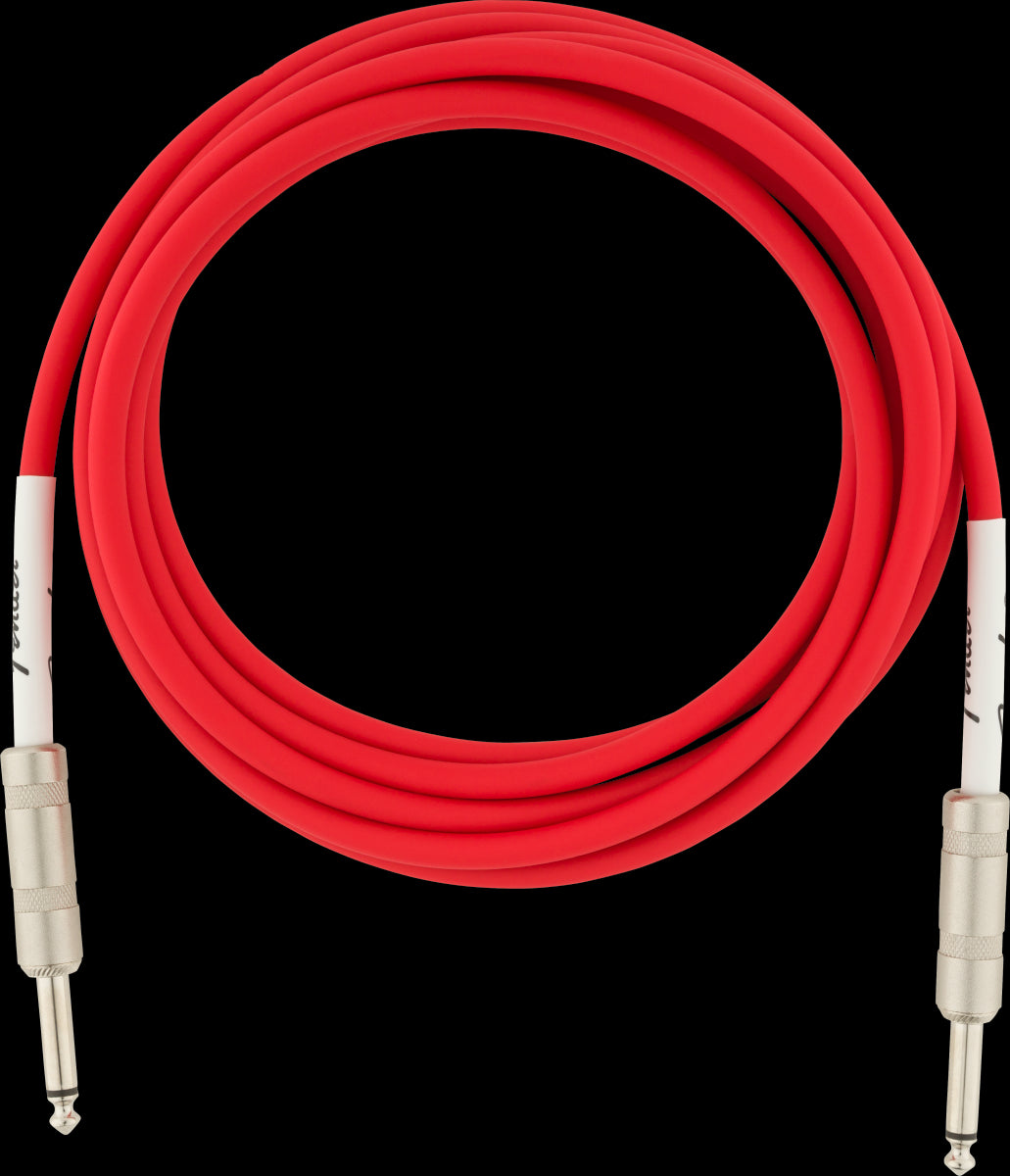 Fender Original Series 10 Foot Guitar Cable Fiesta Red