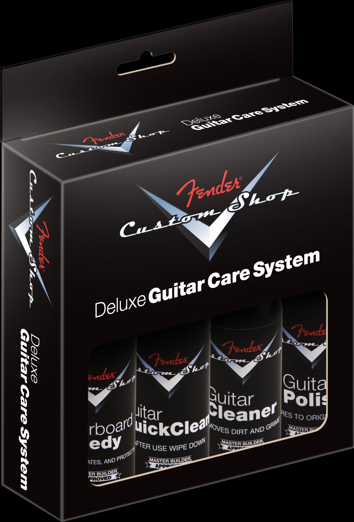 Fender CS Deluxe Guitar Care System 4 Pack Black