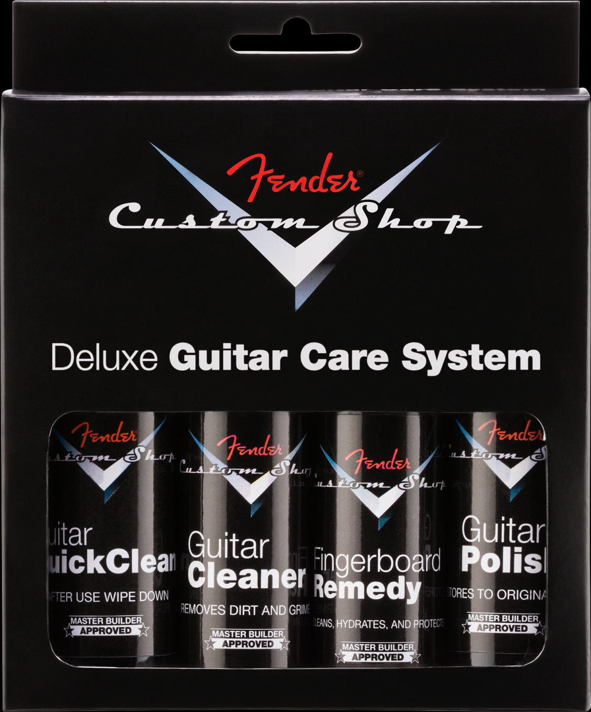 Fender CS Deluxe Guitar Care System 4 Pack Black