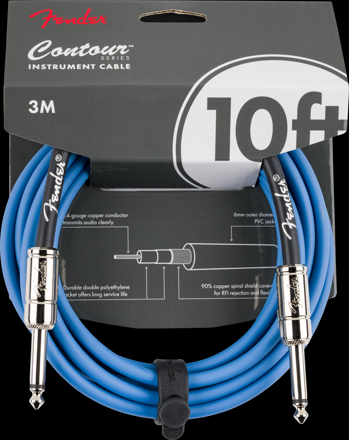 Fender Contour 10' Cable, LPB