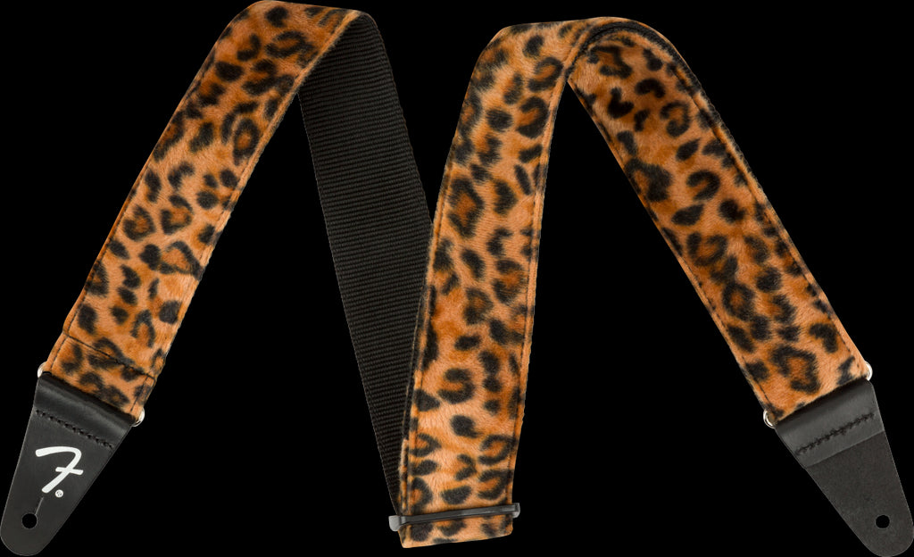 Fender Wild Leopard Print Guitar Strap - 2in