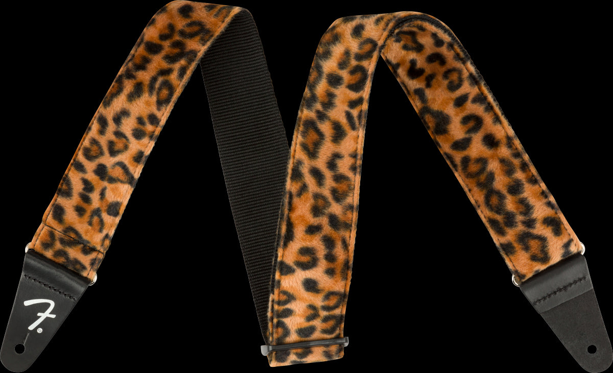Fender Wild Leopard Print Guitar Strap - 2in