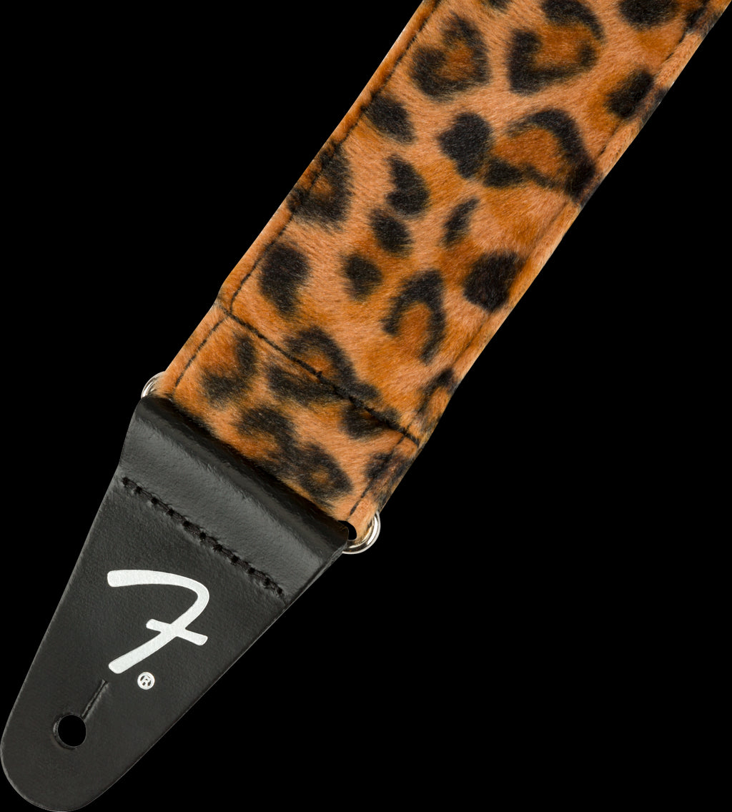 Fender Wild Leopard Print Guitar Strap - 2in