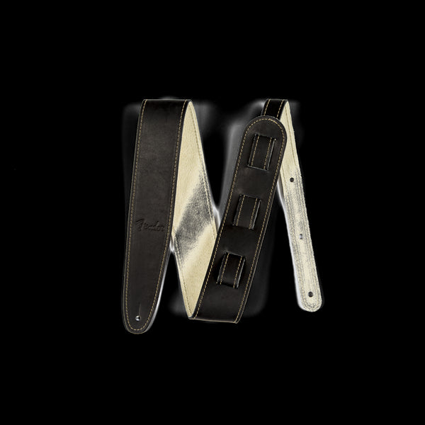 Fender Ball Glove Leather Guitar Strap in Black