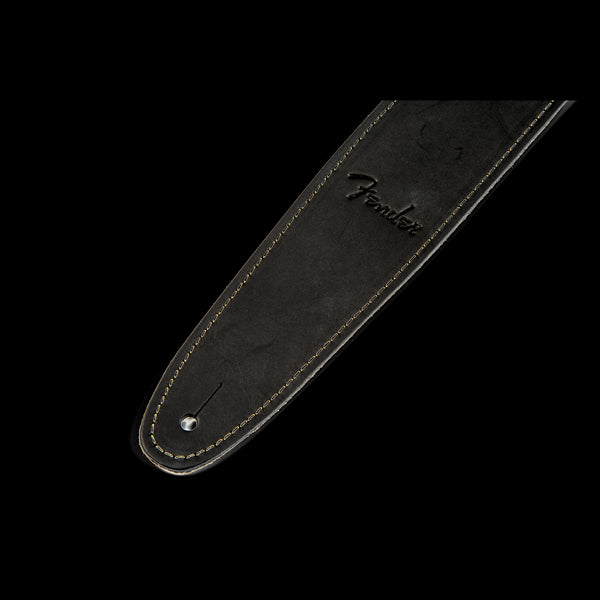 Fender Ball Glove Leather Guitar Strap in Black