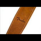 Fender 2.5" Ball Glove Leather Guitar Strap in Brown