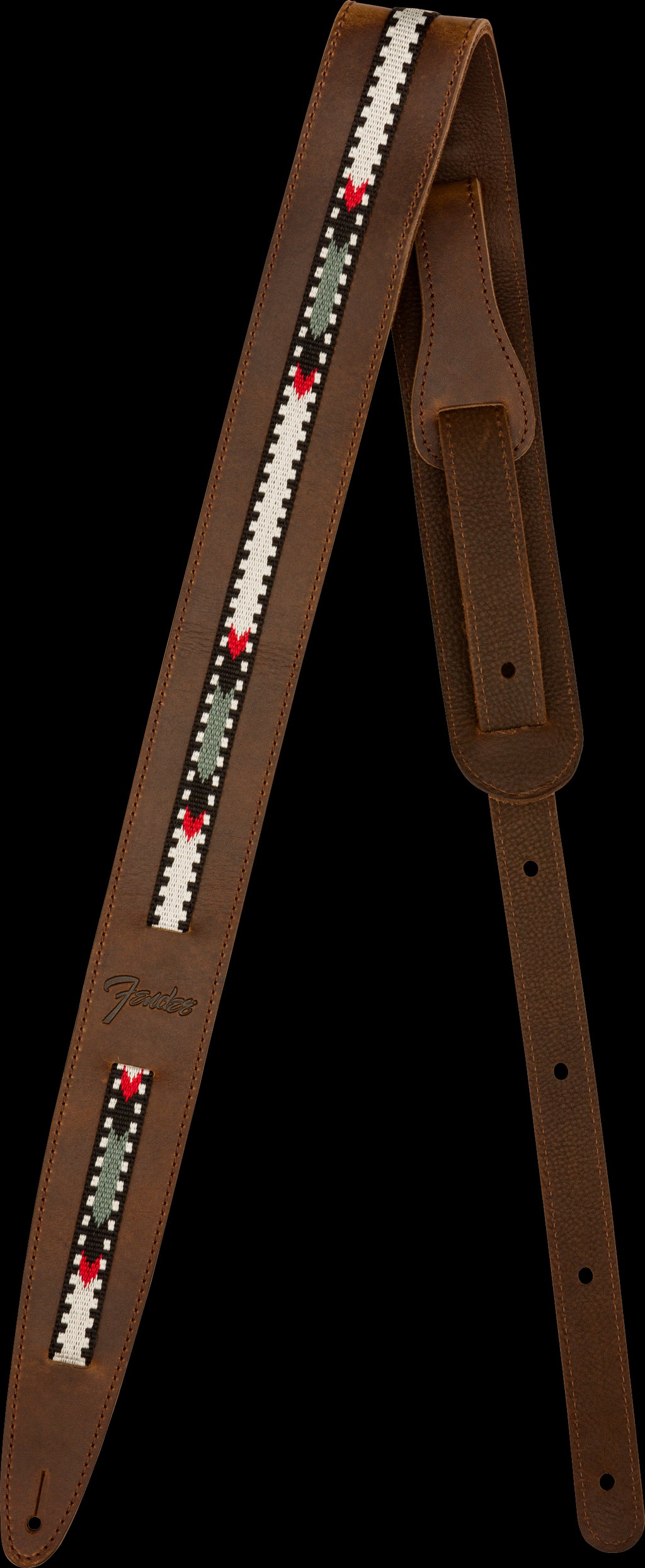 Fender Paramount Acoustic Leather Strap Brown