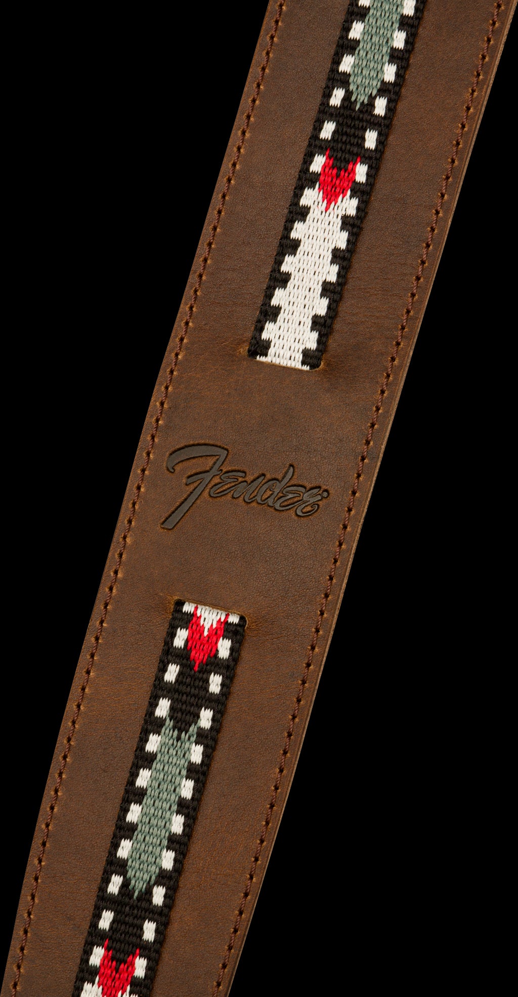 Fender Paramount Acoustic Leather Strap Brown
