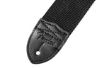 Fender Nylon Lightning Bolt 2in Guitar Strap in Black