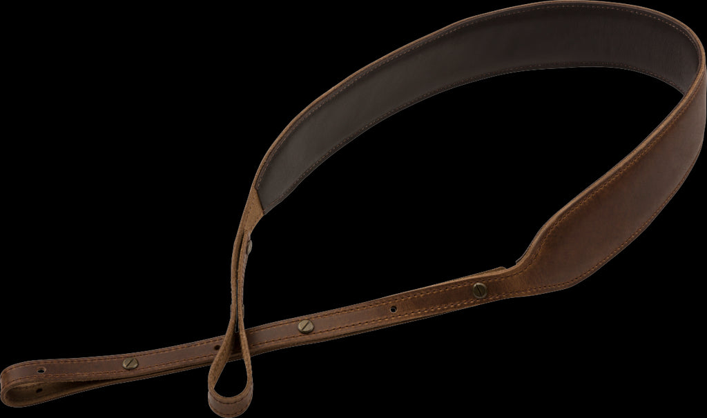 Fender Paramount Banjo Leather Strap Brown
