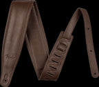 Fender 3.5" Premium Lthr Strap Brn