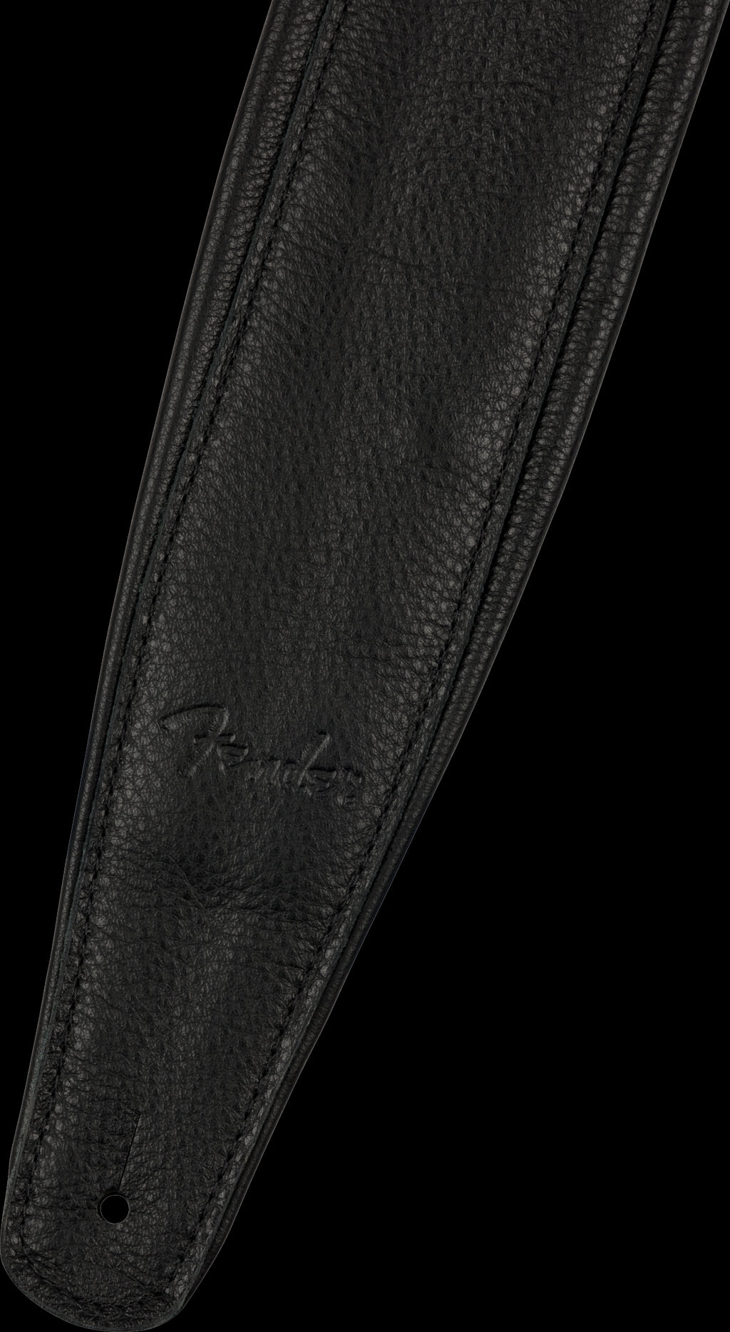 Fender 3.5" Premium Lthr Strap Blk