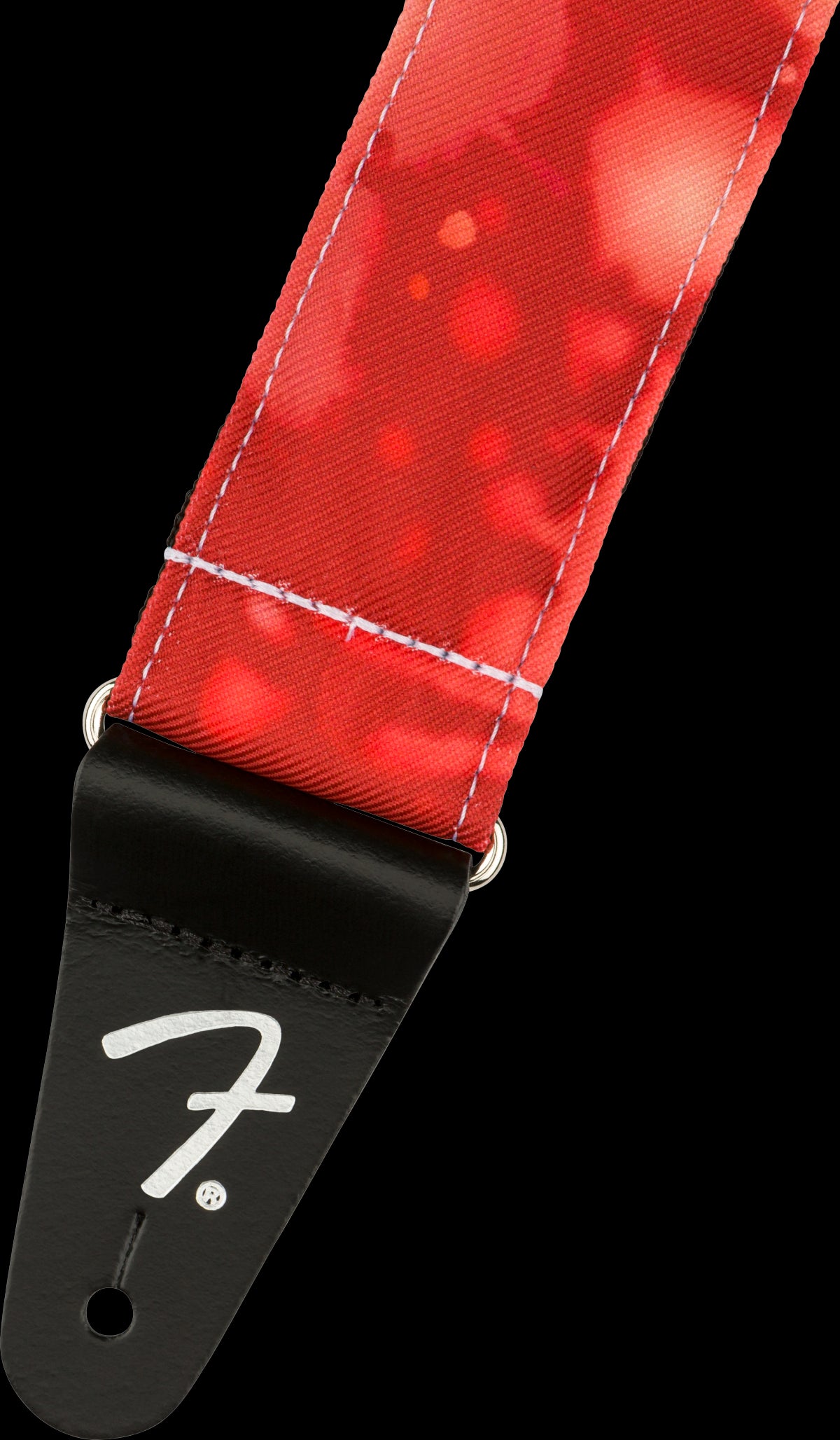 Fender Tie Dye Acid Wash Guitar Strap - Red