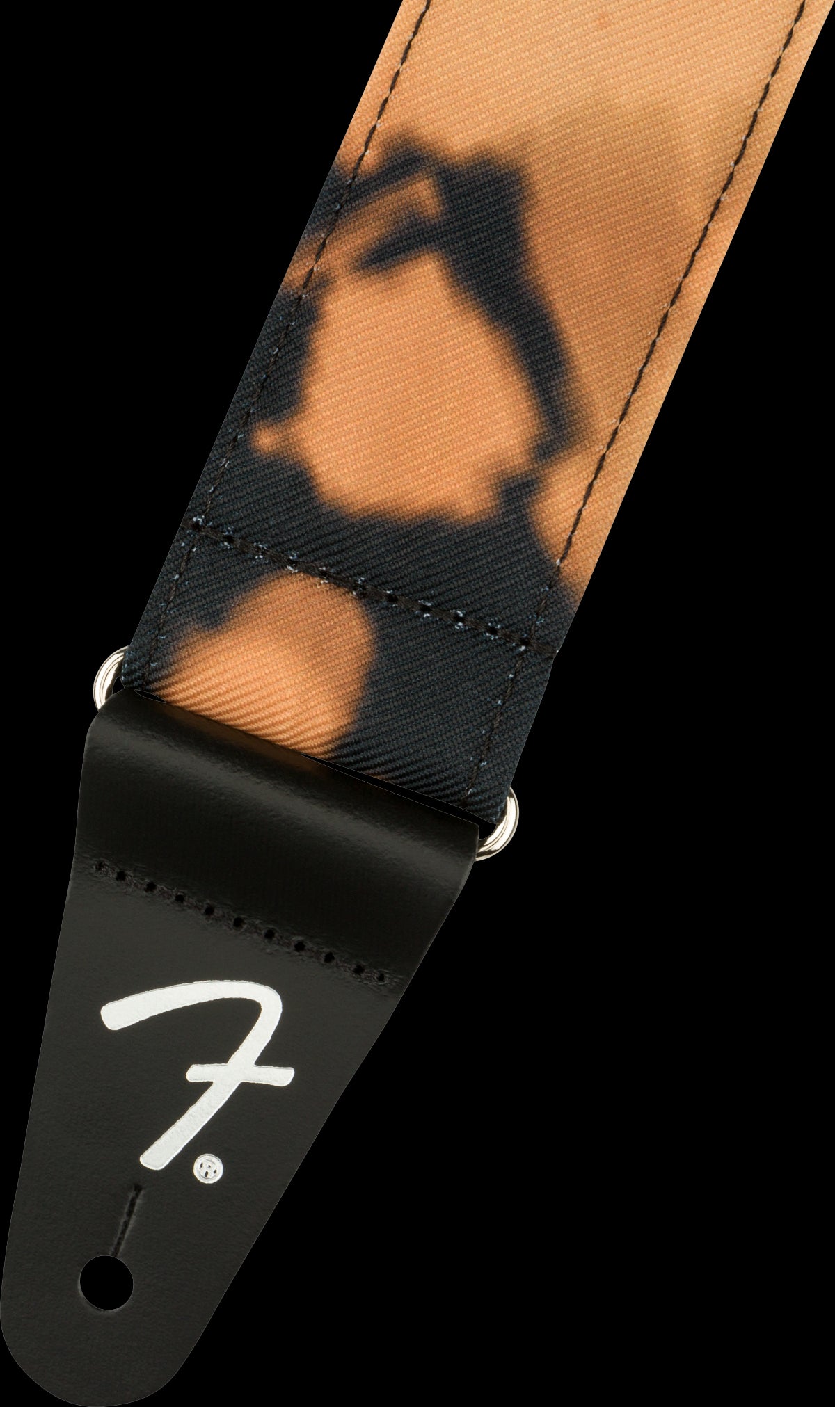 Fender Tie Dye Acid Wash Guitar Strap - Black