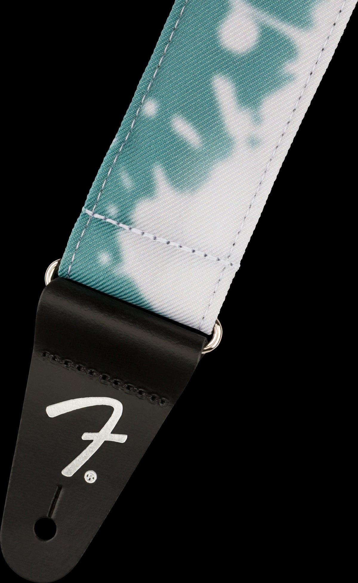 Fender Tie Dye Acid Wash Guitar Strap - Teal