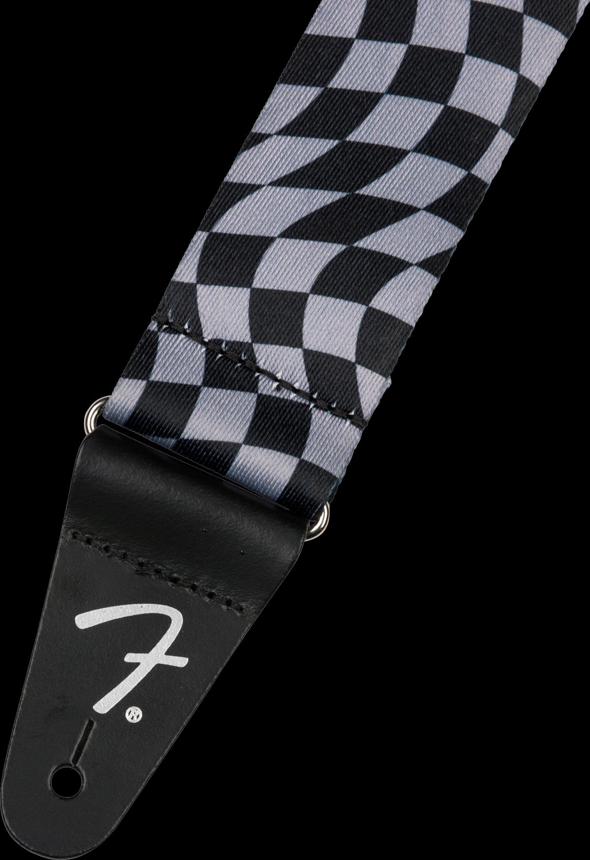 Fender Wavy Checker Poly Strap Gry