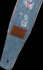 Fender x Wrangler Ripped Denim Strap in Indigo