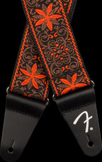 Fender Pasadena Woven Strap Orange Wallflower 2"
