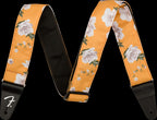 Fender Floral 2 inch Guitar Strap - Marigold