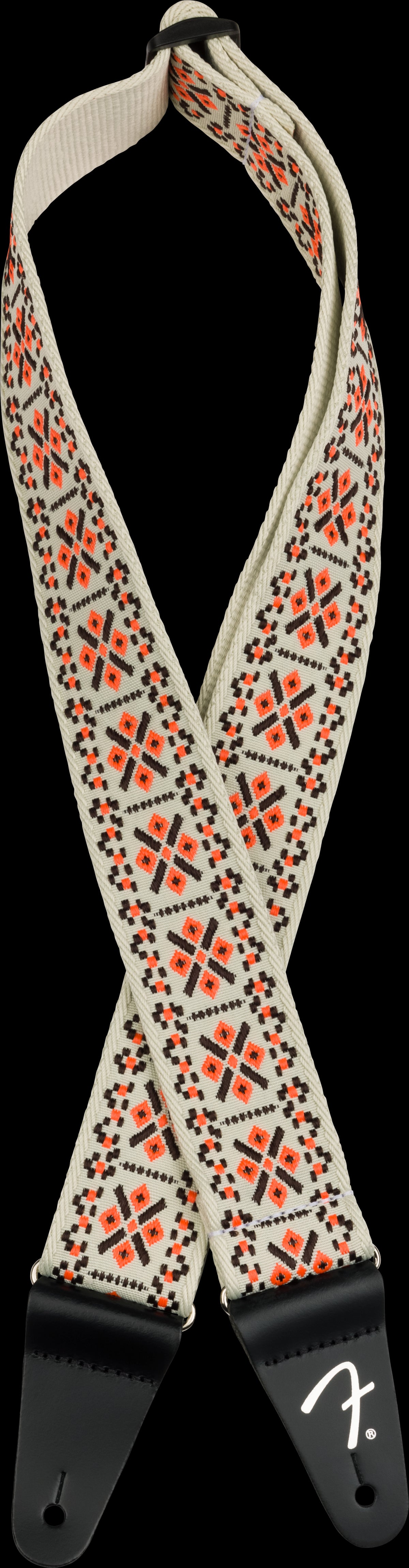 Fender Pasadena Woven Strap Lattice Orange 2"