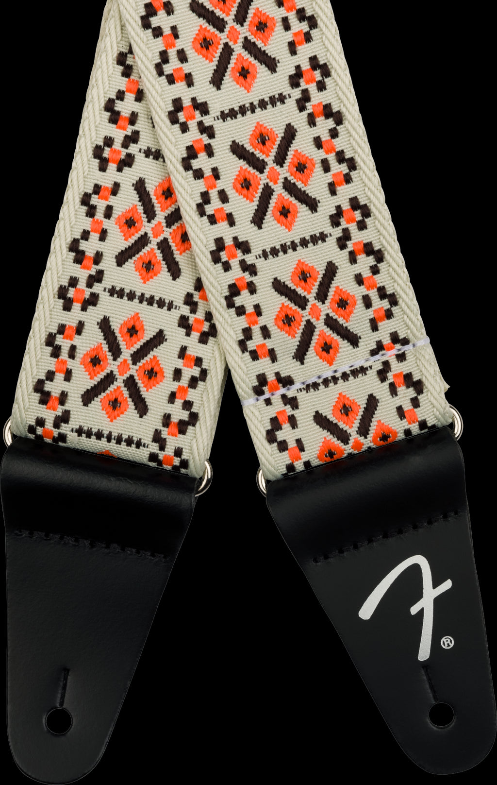 Fender Pasadena Woven Strap Lattice Orange 2"