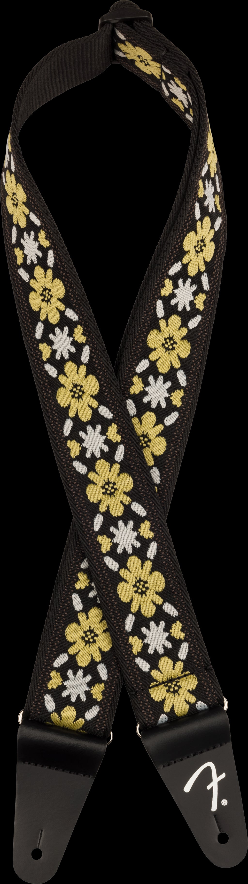 Fender Pasadena Woven Strap Yellow Clover 2"