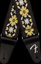Fender Pasadena Woven Strap Yellow Clover 2"