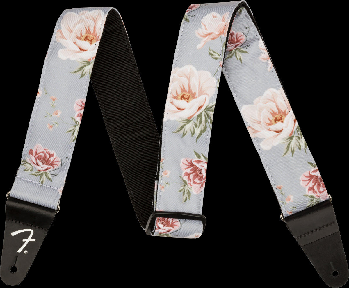 Fender Floral 2" Strap - Gray