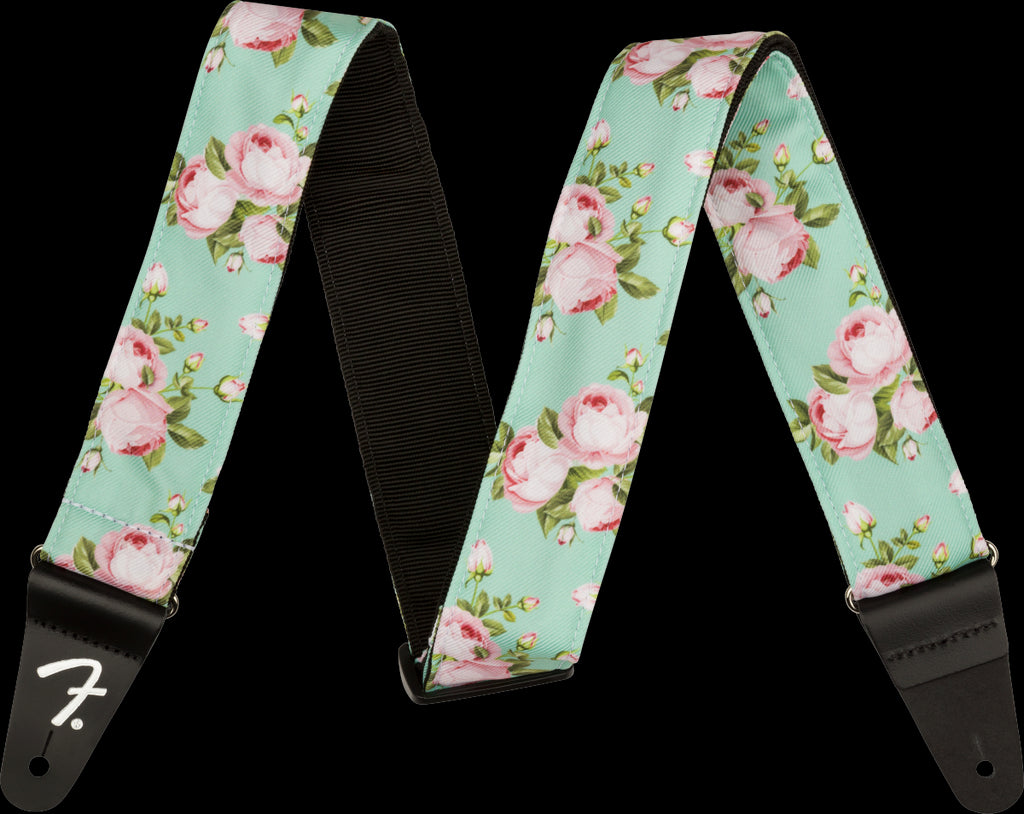 Fender Floral Strap Surf Green