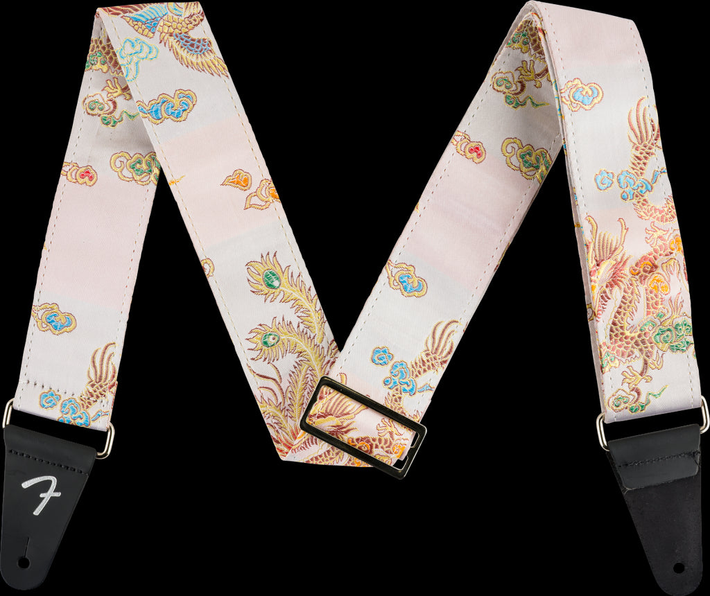 Fender Satin Dragon Guitar Strap - Ivory