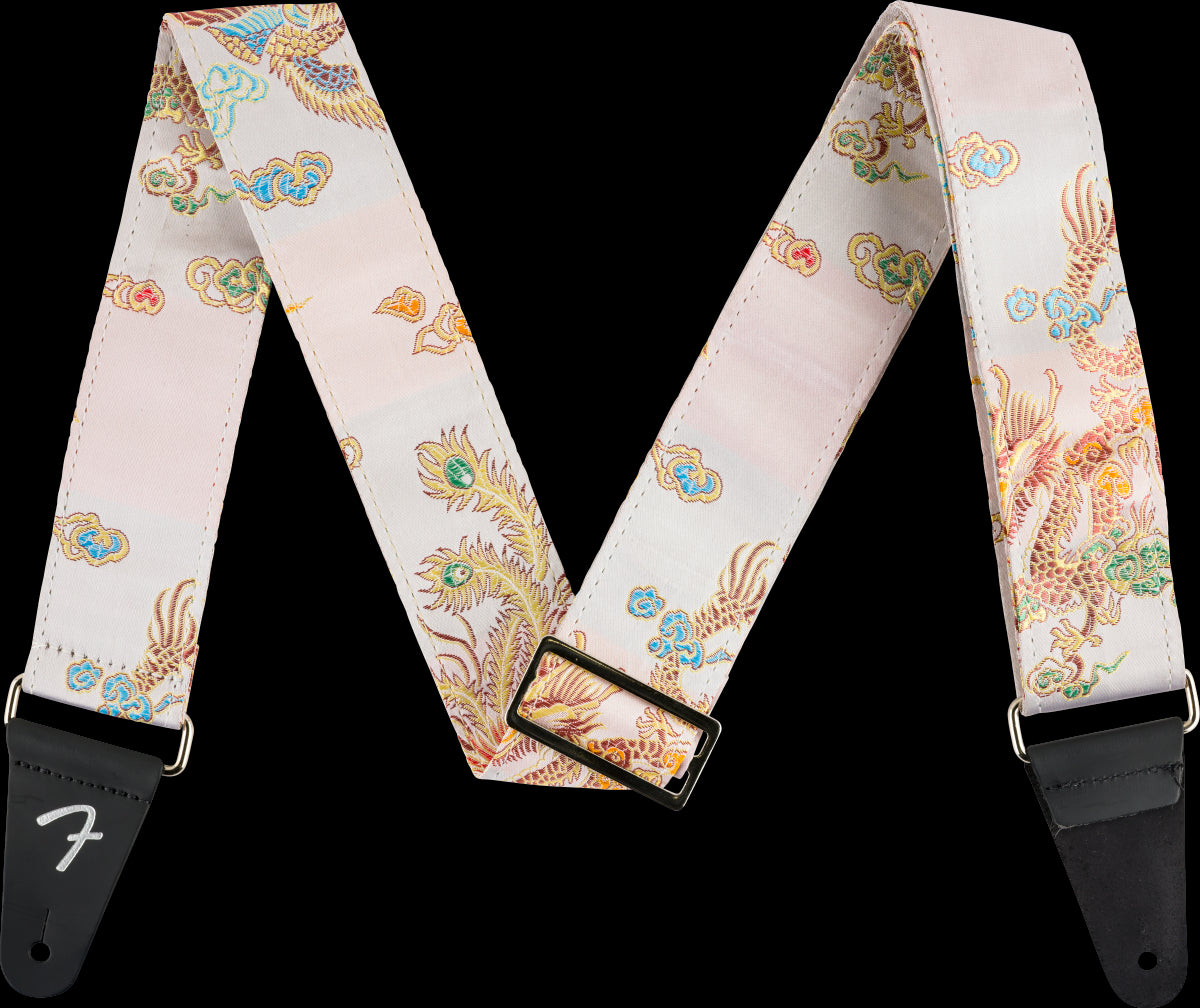 Fender Satin Dragon Guitar Strap - Ivory