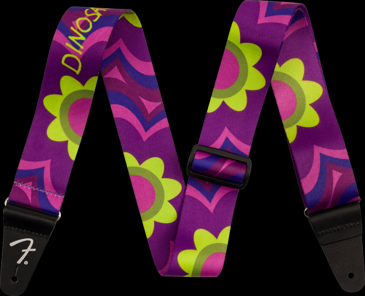 Fender J Mascis Strap Magenta Flower 2"