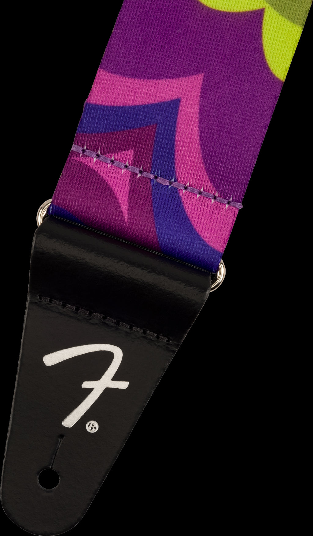Fender J Mascis Strap Magenta Flower 2"