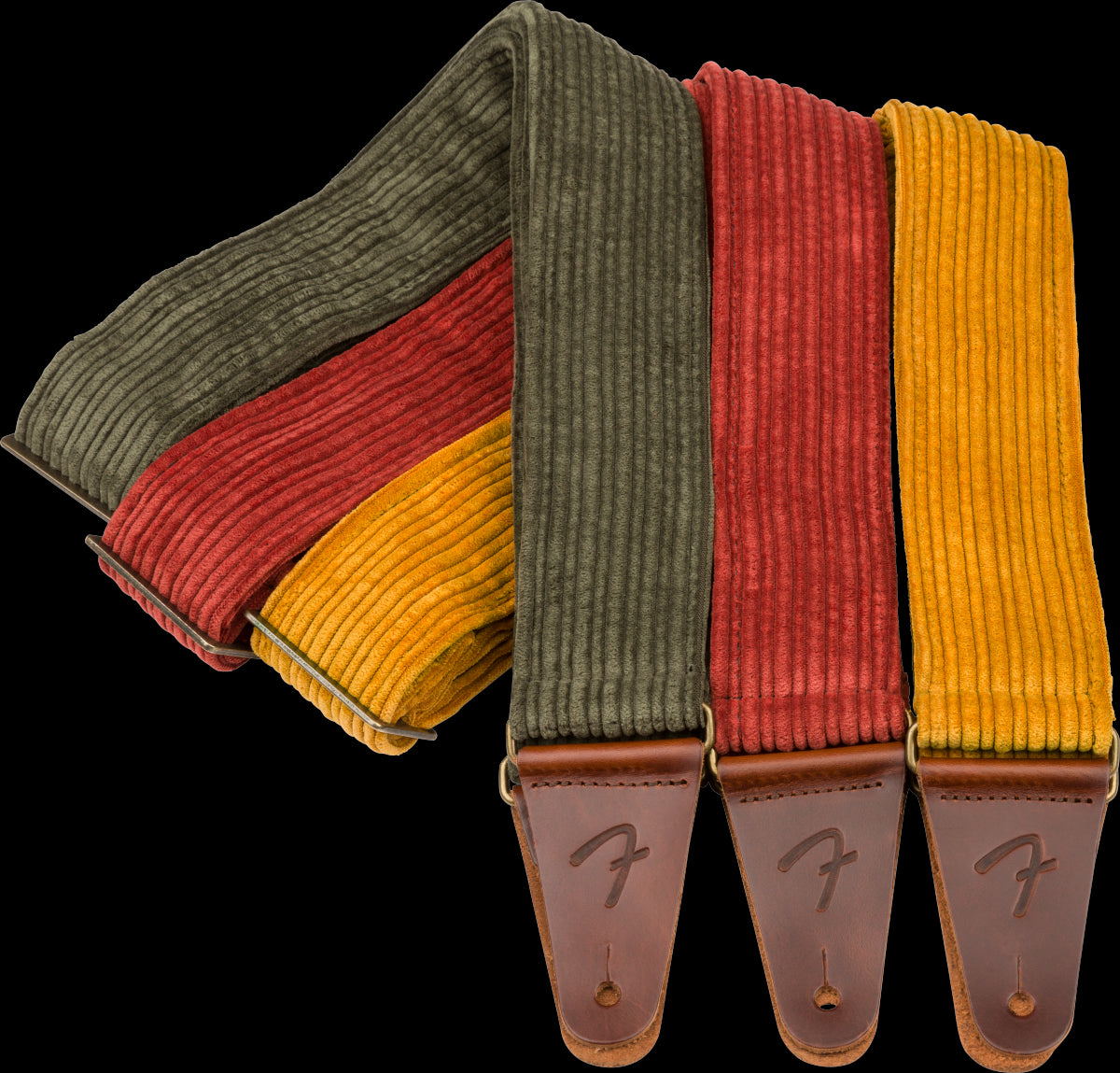 Fender Corduroy Strap Antique Cherry