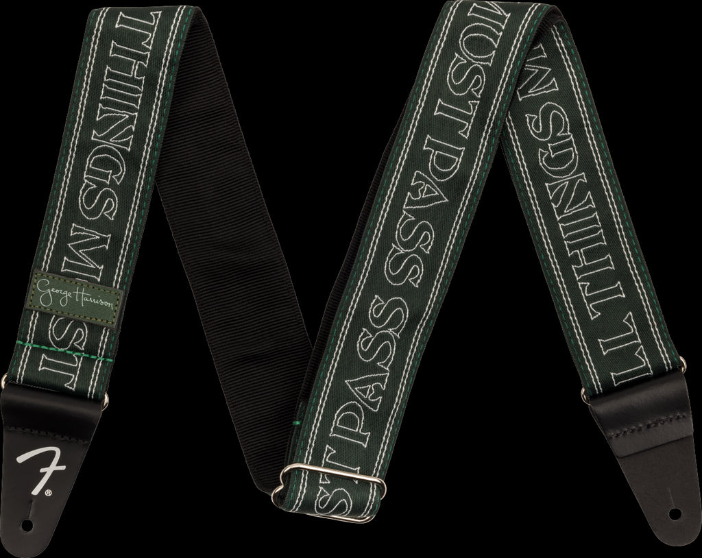 Fender George Harrison All Things Must Pass 2" Logo Strap - Green