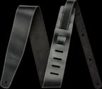 Fender Broken-In Leather 2.5in Guitar Strap in Black