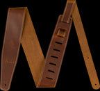 Fender Broken-In Leather 2.5in Guitar Strap in Tan