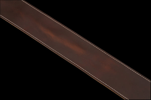 Fender Broken-In Leather 2.5in Guitar Strap in Brown