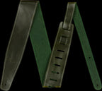 Fender Broken-In Leather 2.5in Guitar Strap in Green