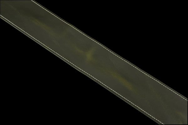 Fender Broken-In Leather 2.5in Guitar Strap in Green