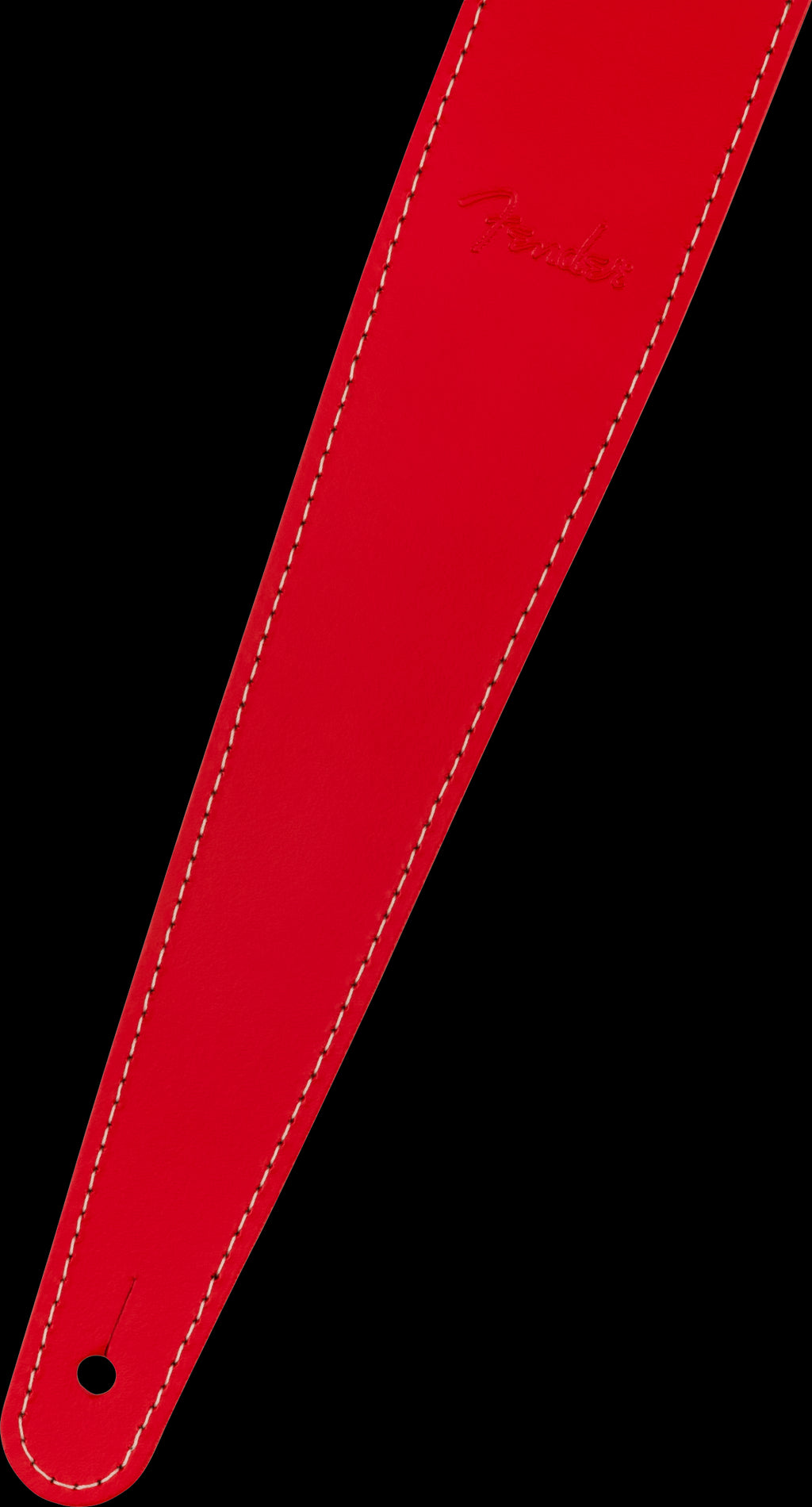 Fender Essentials 2" Leather Strap in Red