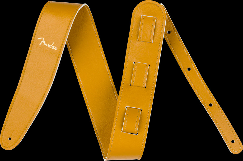 Fender Vegan Leather Guitar Strap - 2.5in - Butterscotch