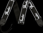 Fender Running Logo Guitar Strap in Black
